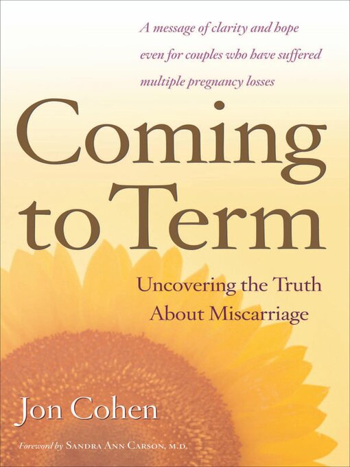 Title details for Coming to Term by Jon Cohen - Available